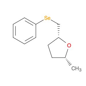 Furan, tetrahydro-2-methyl-5-[(phenylseleno)methyl]-, (2R,5R)-rel-
