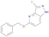 1H-Pyrazolo[4,3-b]pyridine, 3-iodo-5-(phenylmethoxy)-