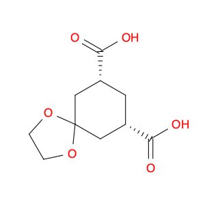 1,4-Dioxaspiro[4.5]decane-7,9-dicarboxylic acid, cis- (9CI)