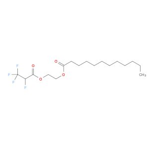 Dodecanoic acid, 2-(2,3,3,3-tetrafluoro-1-oxopropoxy)ethyl ester