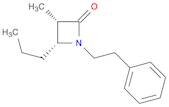 2-Azetidinone, 3-methyl-1-(2-phenylethyl)-4-propyl-, cis- (9CI)