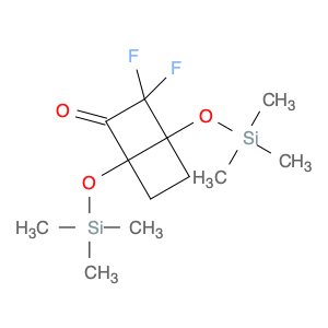 Bicyclo[2.2.0]hexan-2-one, 3,3-difluoro-1,4-bis[(trimethylsilyl)oxy]-