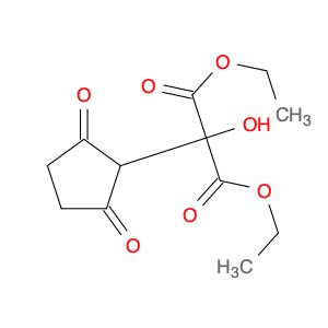 Propanedioic acid, 2-(2,5-dioxocyclopentyl)-2-hydroxy-, 1,3-diethyl ester