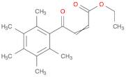 2-Butenoic acid, 4-oxo-4-(2,3,4,5,6-pentamethylphenyl)-, ethyl ester