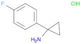 Cyclopropanamine, 1-(4-fluorophenyl)-, hydrochloride (1:1)