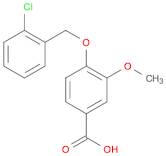 Benzoic acid, 4-[(2-chlorophenyl)methoxy]-3-methoxy-