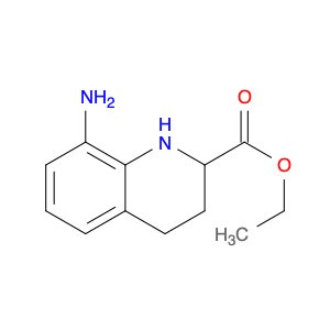 2-Quinolinecarboxylic acid, 8-amino-1,2,3,4-tetrahydro-, ethyl ester