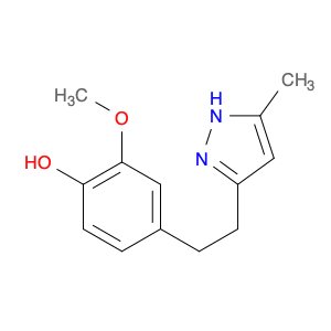 Phenol, 2-methoxy-4-[2-(5-methyl-1H-pyrazol-3-yl)ethyl]-
