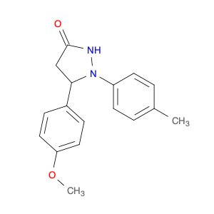 3-Pyrazolidinone, 5-(4-methoxyphenyl)-1-(4-methylphenyl)-
