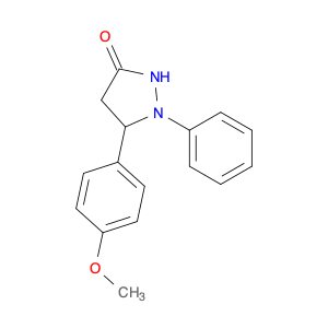 3-Pyrazolidinone, 5-(4-methoxyphenyl)-1-phenyl-