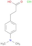 Benzenepropanoic acid, 4-(dimethylamino)-, hydrochloride (1:1)