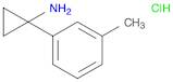 Cyclopropanamine, 1-(3-methylphenyl)-, hydrochloride (1:1)