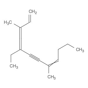 1,3,4,8-Dodecatetraen-6-yne, 5-ethyl-3,8-dimethyl-