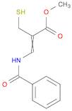 2-Propenoic acid, 3-(benzoylamino)-2-(mercaptomethyl)-, methyl ester