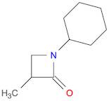 2-Azetidinone, 1-cyclohexyl-3-methyl-