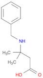 Butanoic acid, 3-methyl-3-[(phenylmethyl)amino]-