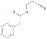 Benzeneacetamide, N-(2-cyanoethyl)-