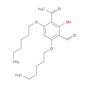 Benzaldehyde, 3-acetyl-4,6-bis(hexyloxy)-2-hydroxy-