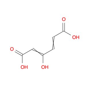 2,4-Hexadienedioic acid, 3-hydroxy-