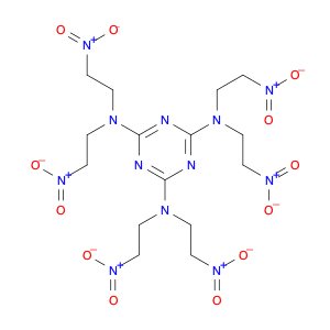 1,3,5-Triazine-2,4,6-triamine, N2,N2,N4,N4,N6,N6-hexakis(2-nitroethyl)-