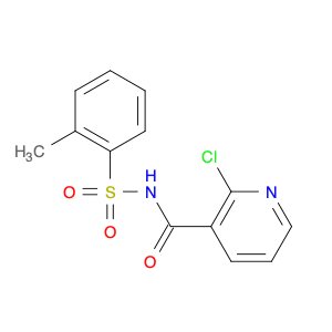 3-Pyridinecarboxamide, 2-chloro-N-[(2-methylphenyl)sulfonyl]-