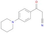 Benzenepropanenitrile, β-oxo-4-(1-piperidinyl)-