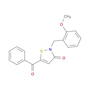 3(2H)-Isothiazolone, 5-benzoyl-2-[(2-methoxyphenyl)methyl]-