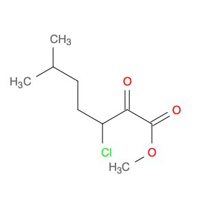 Heptanoic acid, 3-chloro-6-methyl-2-oxo-, methyl ester