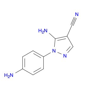 5-amino-1-(4-aminophenyl)-1H-pyrazole-4-carbonitrile