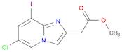 Imidazo[1,2-a]pyridine-2-acetic acid, 6-chloro-8-iodo-, methyl ester