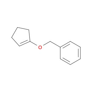 Benzene, [(1-cyclopenten-1-yloxy)methyl]-
