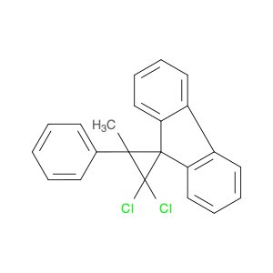 Spiro[cyclopropane-1,9'-[9H]fluorene], 2,2-dichloro-3-methyl-3-phenyl-