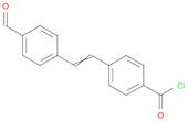 Benzoyl chloride, 4-[2-(4-formylphenyl)ethenyl]-