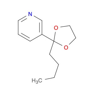 Pyridine, 3-(2-butyl-1,3-dioxolan-2-yl)-