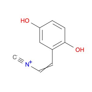 1,4-Benzenediol, 2-(2-isocyanoethenyl)-
