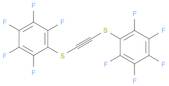 Benzene, 1,1'-[1,2-ethynediylbis(thio)]bis[2,3,4,5,6-pentafluoro-