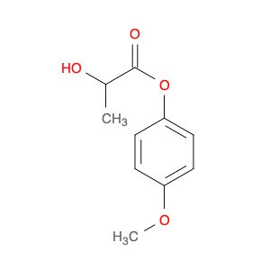 Propanoic acid, 2-hydroxy-, 4-methoxyphenyl ester