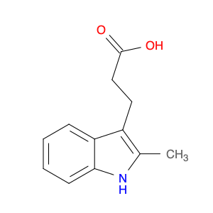 1H-Indole-3-propanoic acid, 2-methyl-