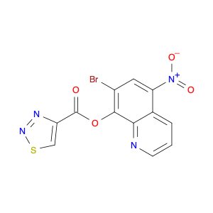 1,2,3-Thiadiazole-4-carboxylic acid, 7-bromo-5-nitro-8-quinolinyl ester