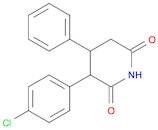 2,6-Piperidinedione, 3-(4-chlorophenyl)-4-phenyl-