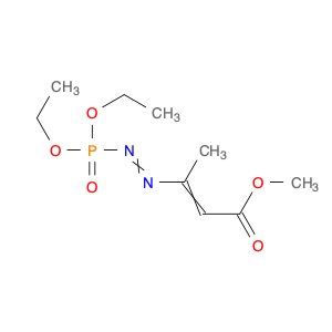 2-Butenoic acid, 3-[2-(diethoxyphosphinyl)diazenyl]-, methyl ester
