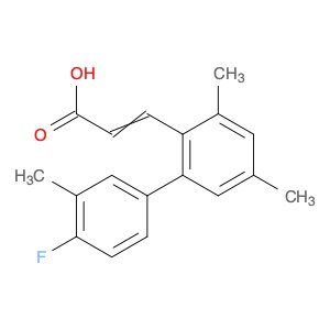 2-Propenoic acid, 3-(4'-fluoro-3,3',5-trimethyl[1,1'-biphenyl]-2-yl)-
