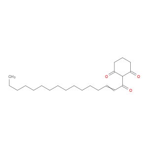 1,3-Cyclohexanedione, 2-(1-oxohexadecenyl)- (9CI)