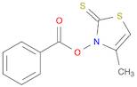 2(3H)-Thiazolethione, 3-(benzoyloxy)-4-methyl-