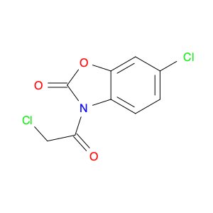 2(3H)-Benzoxazolone, 6-chloro-3-(2-chloroacetyl)-