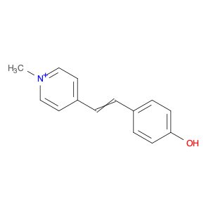 Pyridinium, 4-[2-(4-hydroxyphenyl)ethenyl]-1-methyl-
