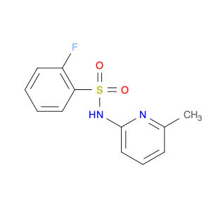 Benzenesulfonamide, 2-fluoro-N-(6-methyl-2-pyridinyl)-