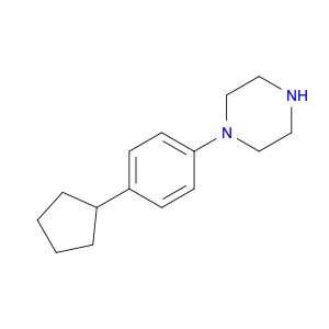 Piperazine, 1-(4-cyclopentylphenyl)-