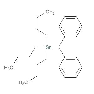 Stannane, tributyl(diphenylmethyl)-
