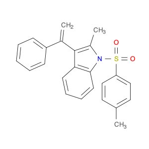 1H-Indole, 2-methyl-1-[(4-methylphenyl)sulfonyl]-3-(1-phenylethenyl)-